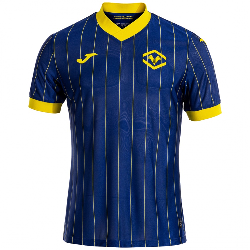 Uomo Maglia João Marasca #0 Blu Giallo Kit Gara Home 2024/25 Maglietta