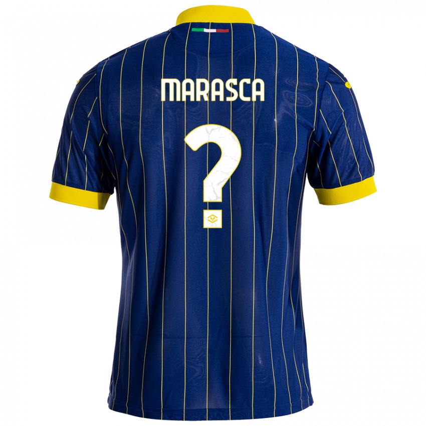 Uomo Maglia João Marasca #0 Blu Giallo Kit Gara Home 2024/25 Maglietta