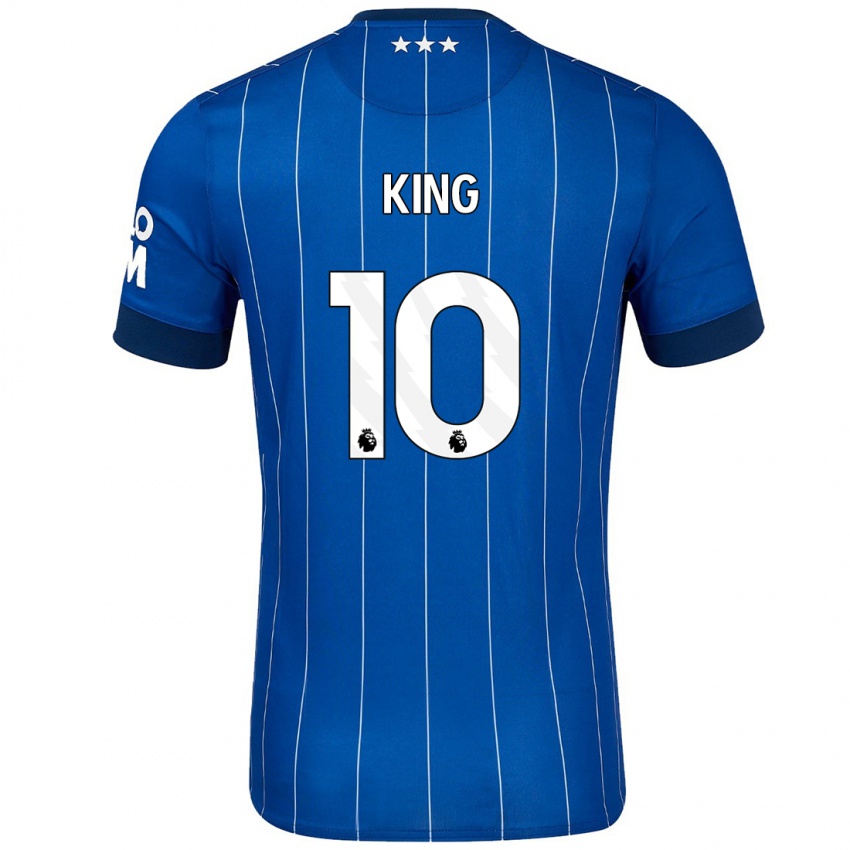 Uomo Maglia Eloise King #10 Blu Navy Kit Gara Home 2024/25 Maglietta