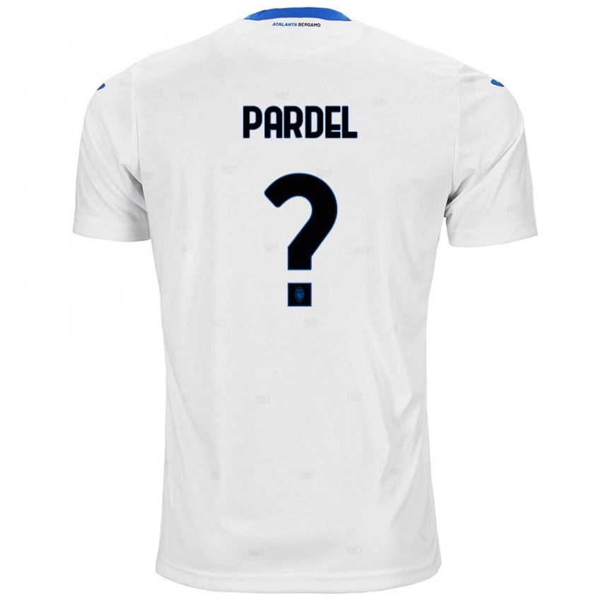 Uomo Maglia Piotr Pardel #0 Bianco Kit Gara Away 2024/25 Maglietta