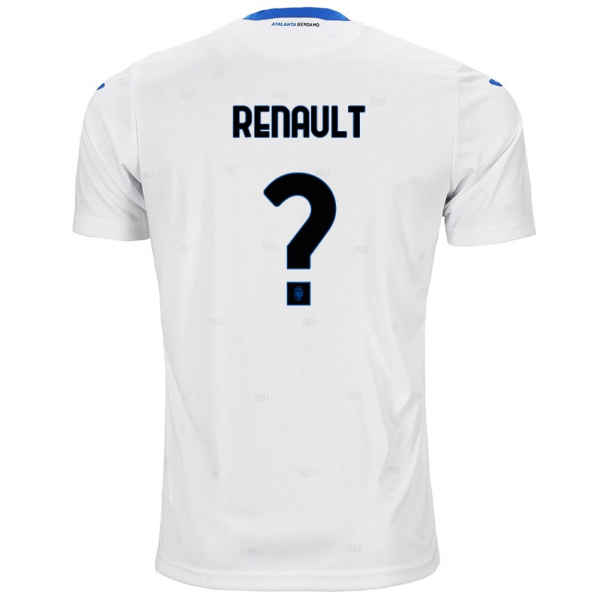 Uomo Maglia Guillaume Renault #0 Bianco Kit Gara Away 2024/25 Maglietta