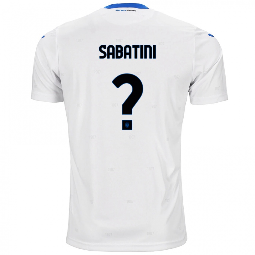 Uomo Maglia Carlo Sabatini #0 Bianco Kit Gara Away 2024/25 Maglietta