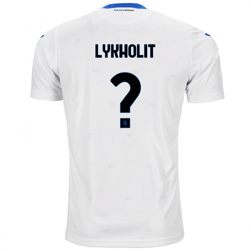 Uomo Maglia Ivan Lykholit #0 Bianco Kit Gara Away 2024/25 Maglietta