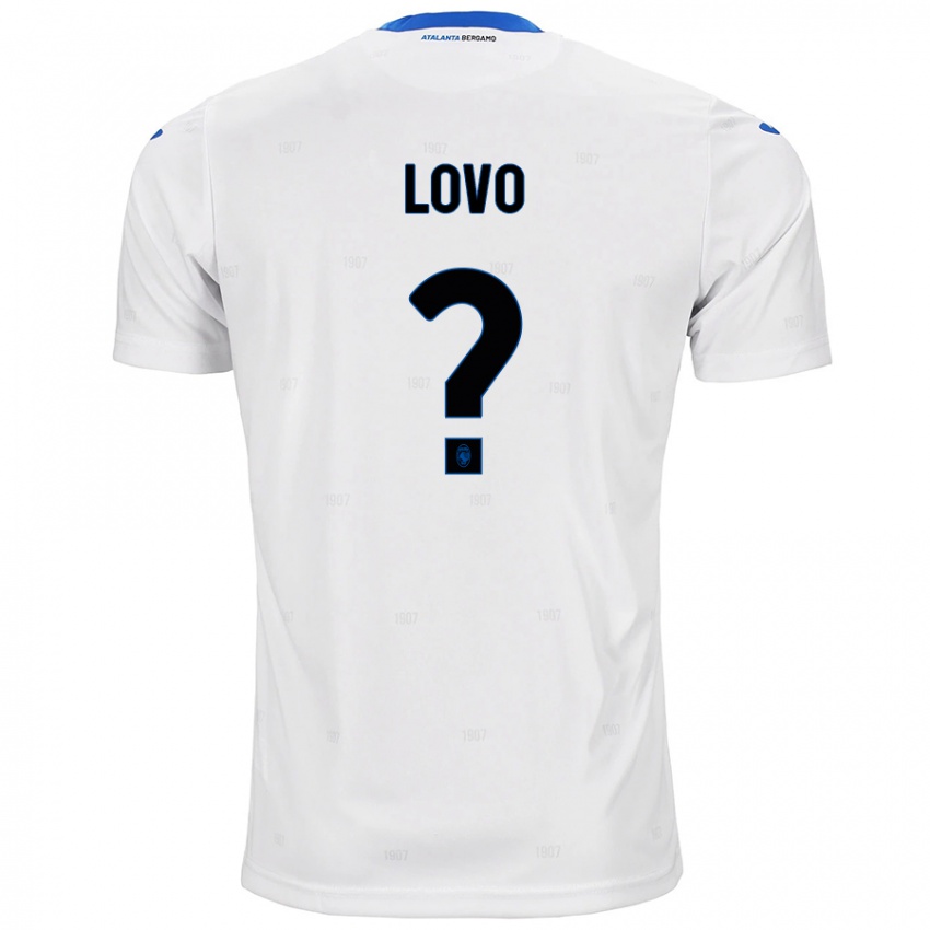 Uomo Maglia Pietro Lovo #0 Bianco Kit Gara Away 2024/25 Maglietta