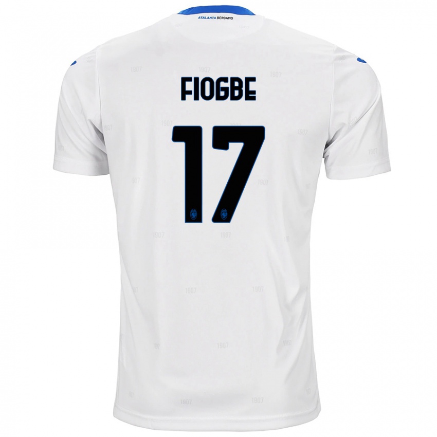 Uomo Maglia Candas Fiogbe #17 Bianco Kit Gara Away 2024/25 Maglietta