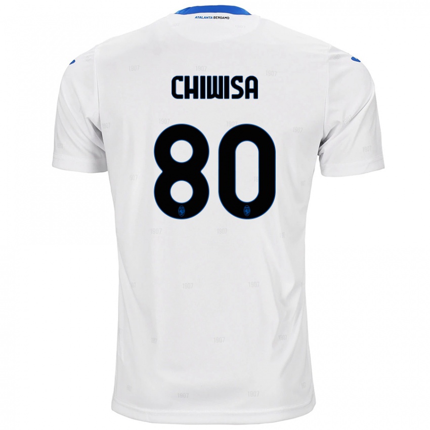 Uomo Maglia Mannah Chiwisa #80 Bianco Kit Gara Away 2024/25 Maglietta