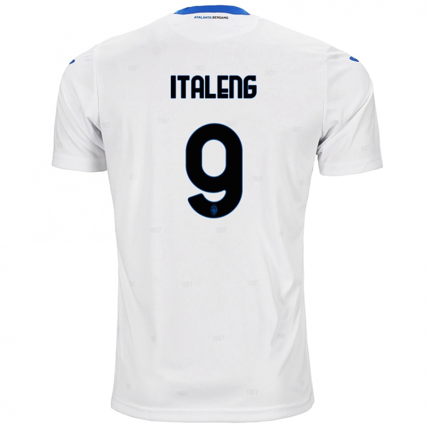 Uomo Maglia Jonathan Italeng #9 Bianco Kit Gara Away 2024/25 Maglietta