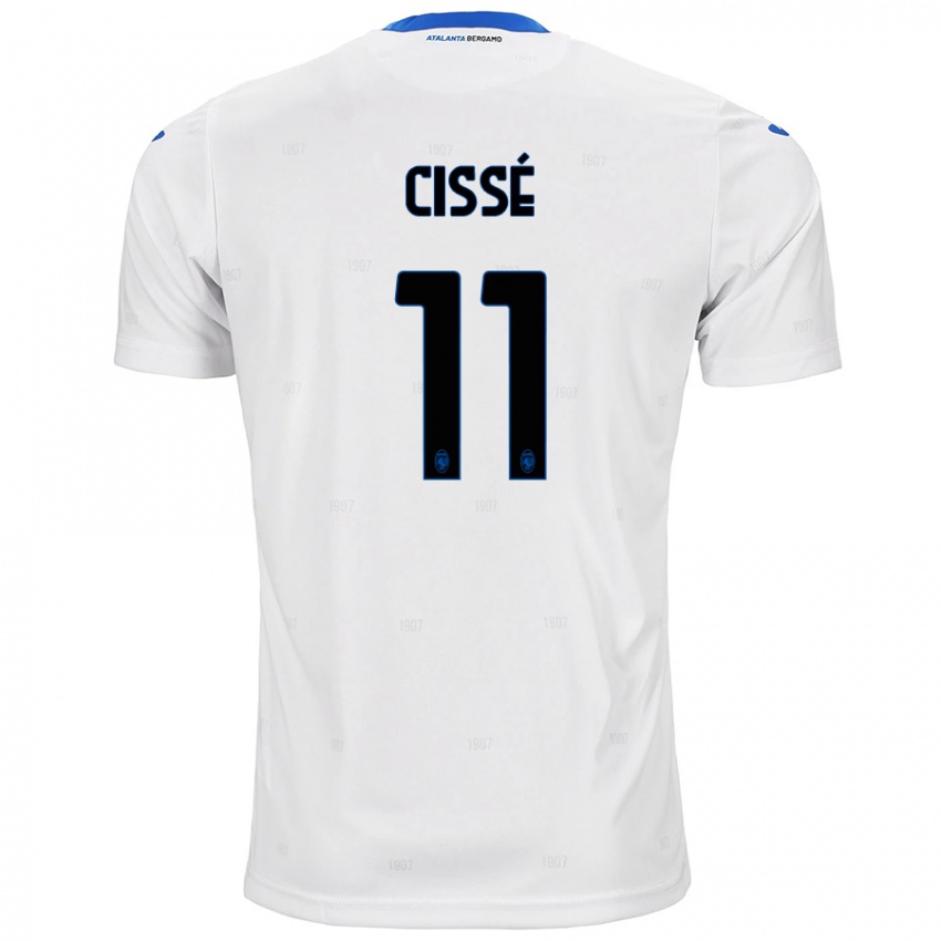 Uomo Maglia Moustapha Cissé #11 Bianco Kit Gara Away 2024/25 Maglietta