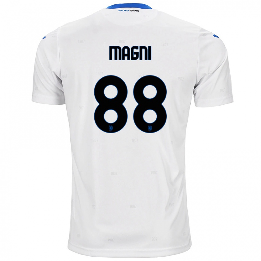 Uomo Maglia Gloria Magni #88 Bianco Kit Gara Away 2024/25 Maglietta