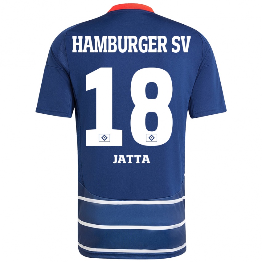 Uomo Maglia Bakery Jatta #18 Blu Scuro Kit Gara Away 2024/25 Maglietta