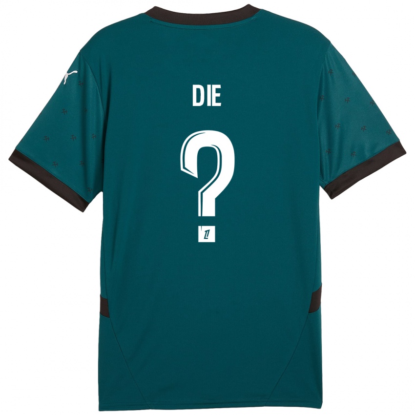 Uomo Maglia Manassé Die #0 Verde Scuro Kit Gara Away 2024/25 Maglietta