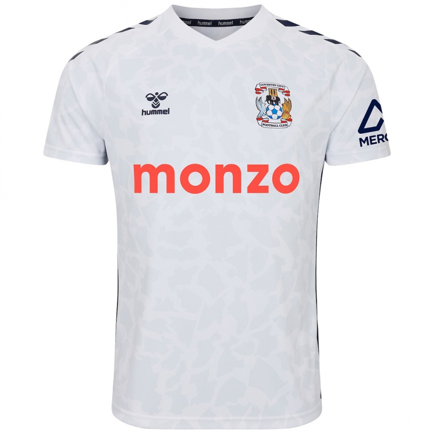 Uomo Maglia Will Russon #0 Bianco Kit Gara Away 2024/25 Maglietta