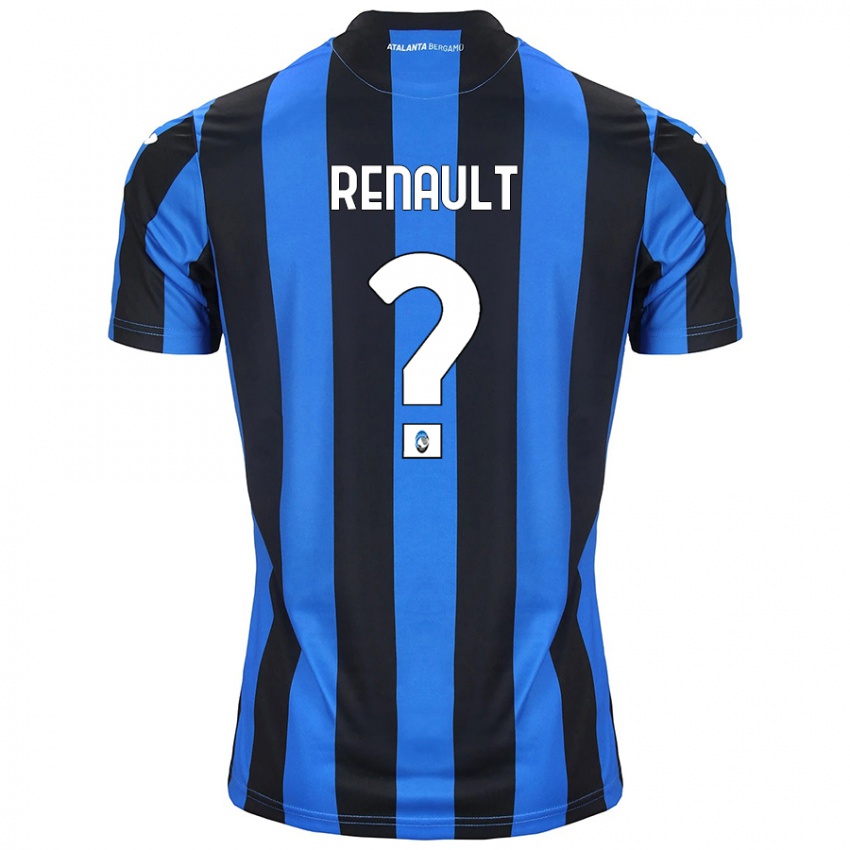 Donna Maglia Guillaume Renault #0 Blu Nero Kit Gara Home 2024/25 Maglietta