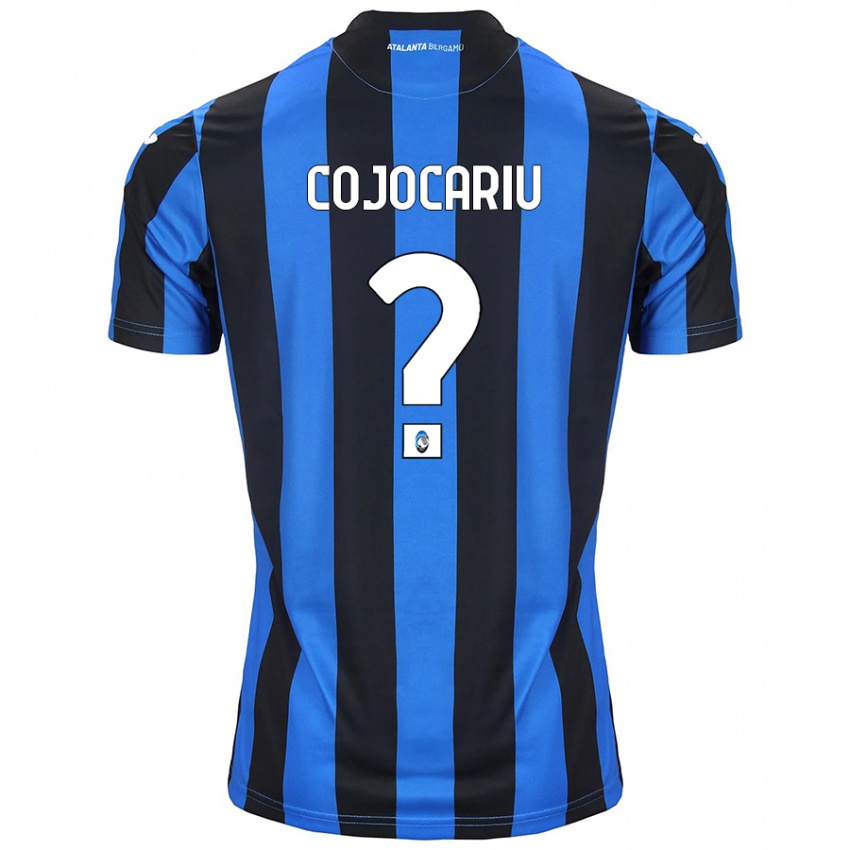 Donna Maglia Raul Cojocariu #0 Blu Nero Kit Gara Home 2024/25 Maglietta