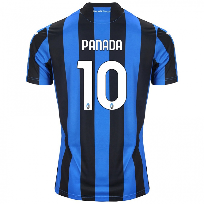 Donna Maglia Simone Panada #10 Blu Nero Kit Gara Home 2024/25 Maglietta