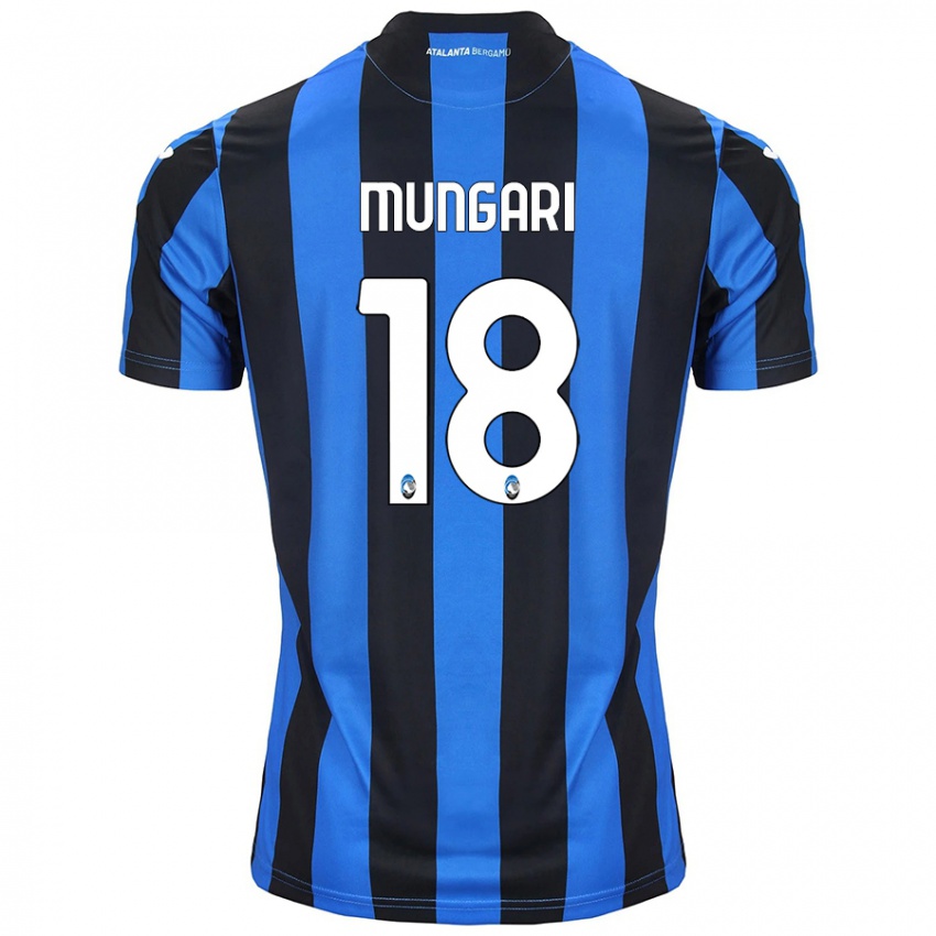 Donna Maglia Giuseppe Mungari #18 Blu Nero Kit Gara Home 2024/25 Maglietta