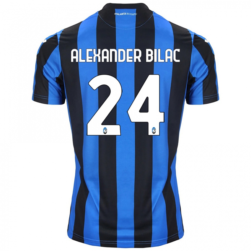 Donna Maglia Max Alexander Bilac #24 Blu Nero Kit Gara Home 2024/25 Maglietta