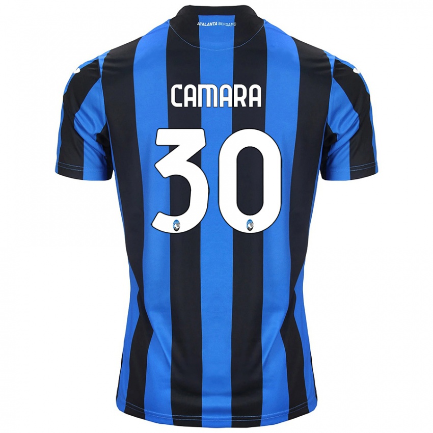 Donna Maglia Henry Camara #30 Blu Nero Kit Gara Home 2024/25 Maglietta