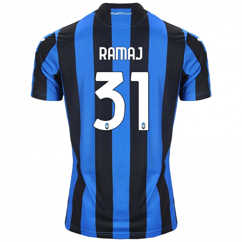 Donna Maglia Gabriel Ramaj #31 Blu Nero Kit Gara Home 2024/25 Maglietta