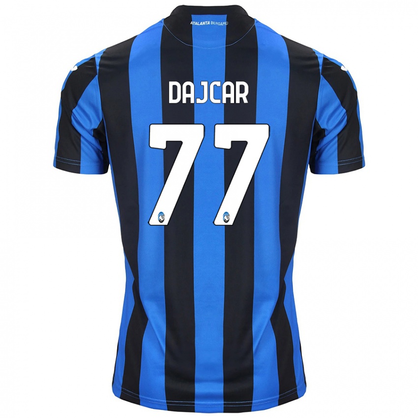 Donna Maglia Matevz Dajcar #77 Blu Nero Kit Gara Home 2024/25 Maglietta