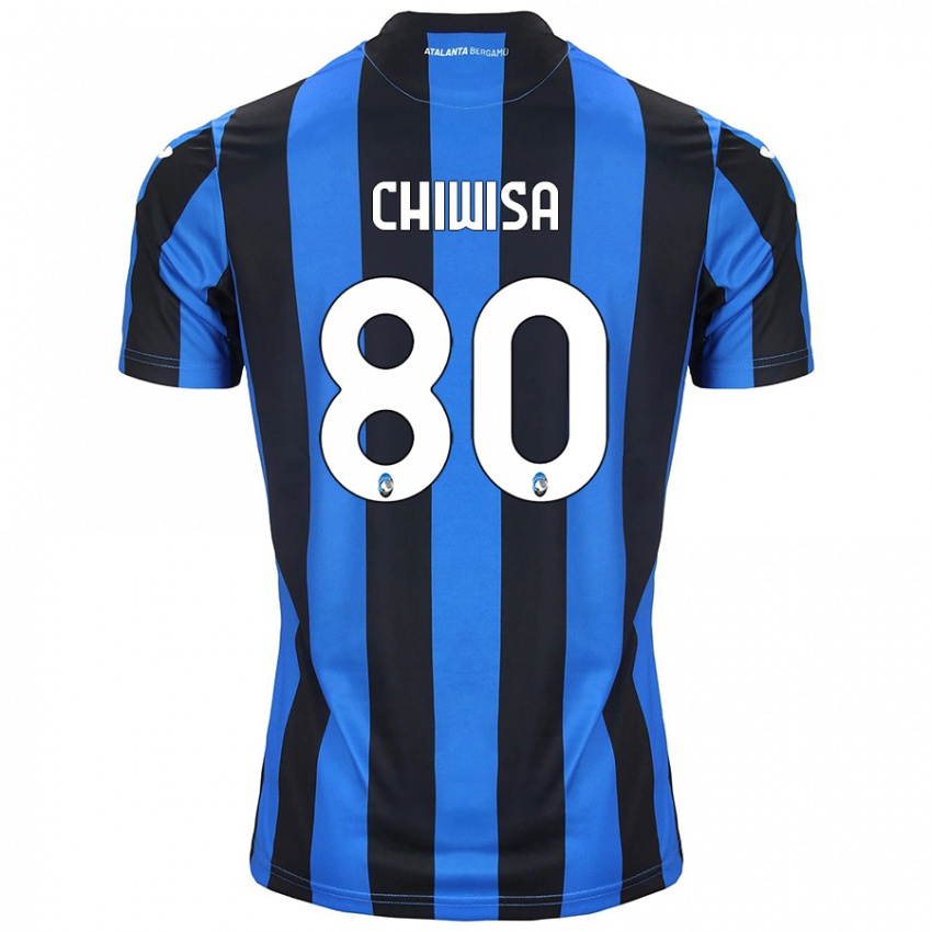 Donna Maglia Mannah Chiwisa #80 Blu Nero Kit Gara Home 2024/25 Maglietta