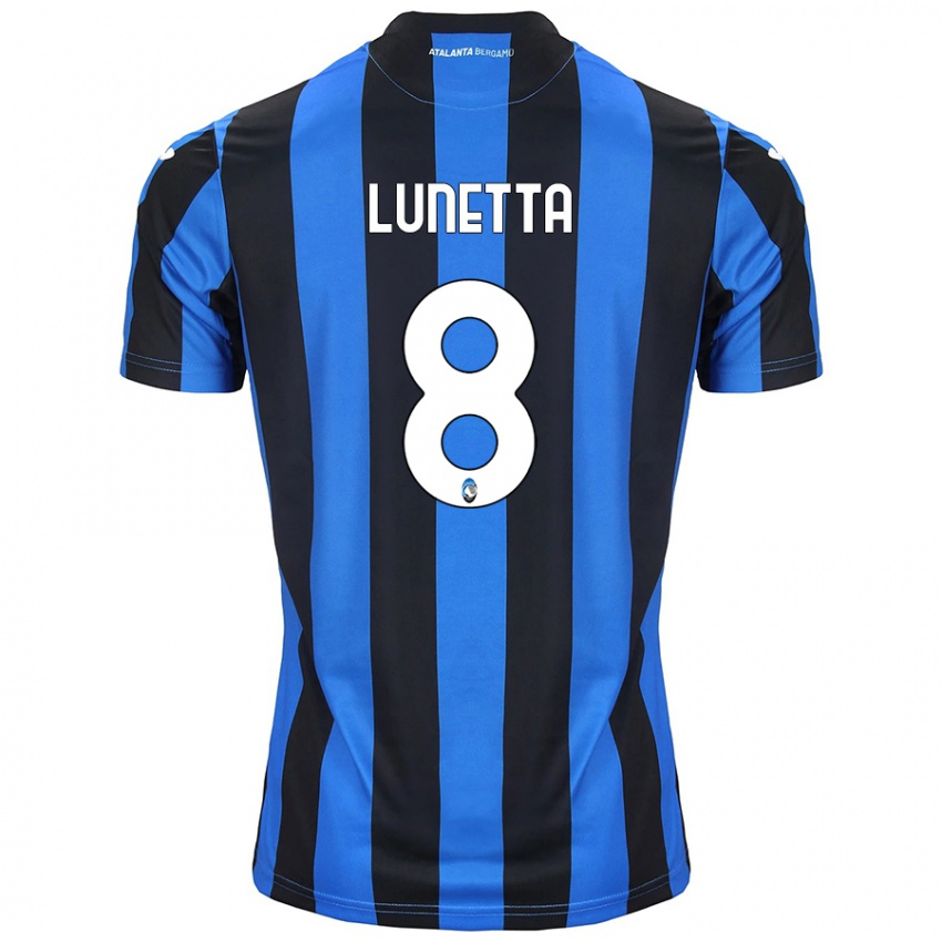 Donna Maglia Gabriel Lunetta #8 Blu Nero Kit Gara Home 2024/25 Maglietta