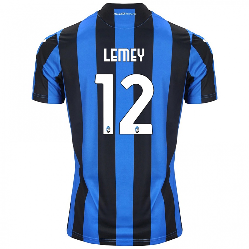 Donna Maglia Diede Lemey #12 Blu Nero Kit Gara Home 2024/25 Maglietta