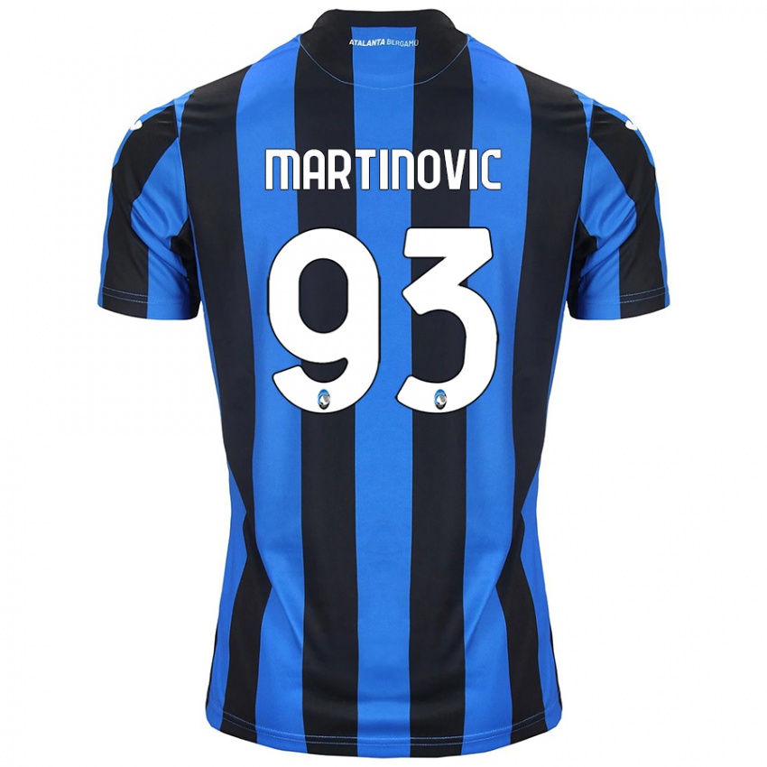 Donna Maglia Melania Martinovic #93 Blu Nero Kit Gara Home 2024/25 Maglietta