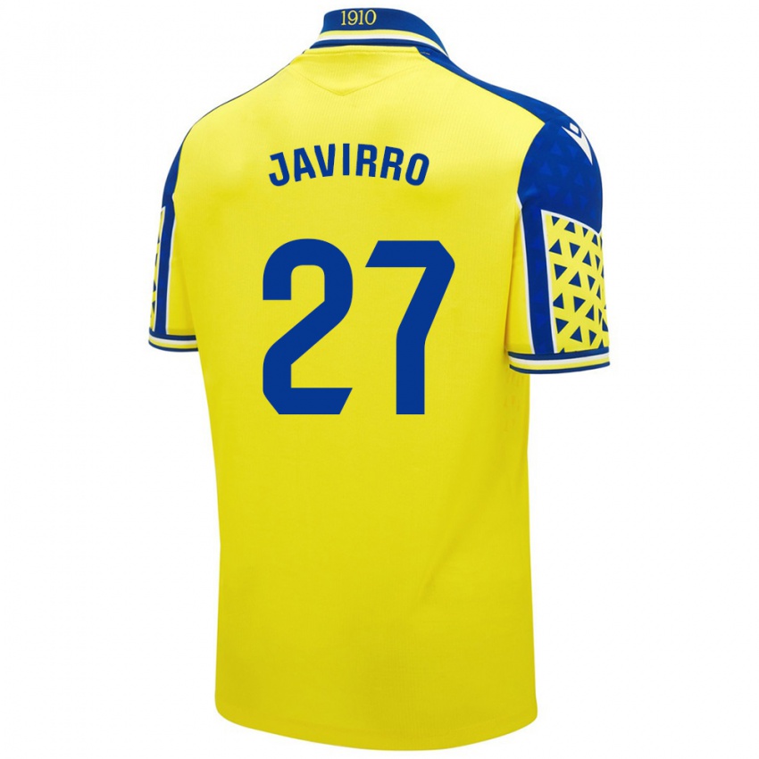 Donna Maglia Javirro #27 Giallo Blu Kit Gara Home 2024/25 Maglietta