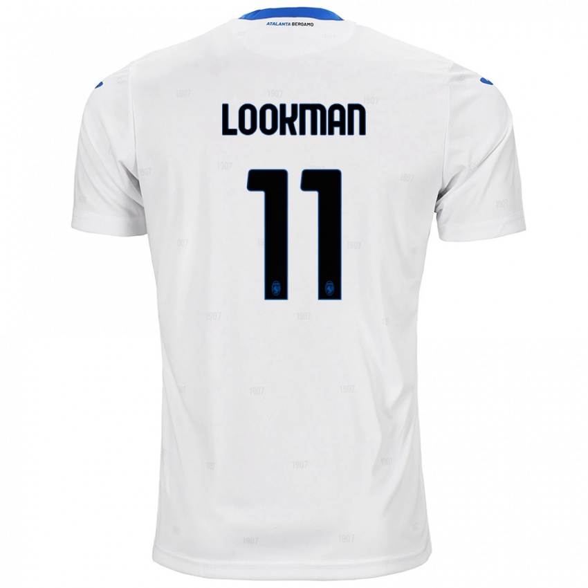 Donna Maglia Ademola Lookman #11 Bianco Kit Gara Away 2024/25 Maglietta