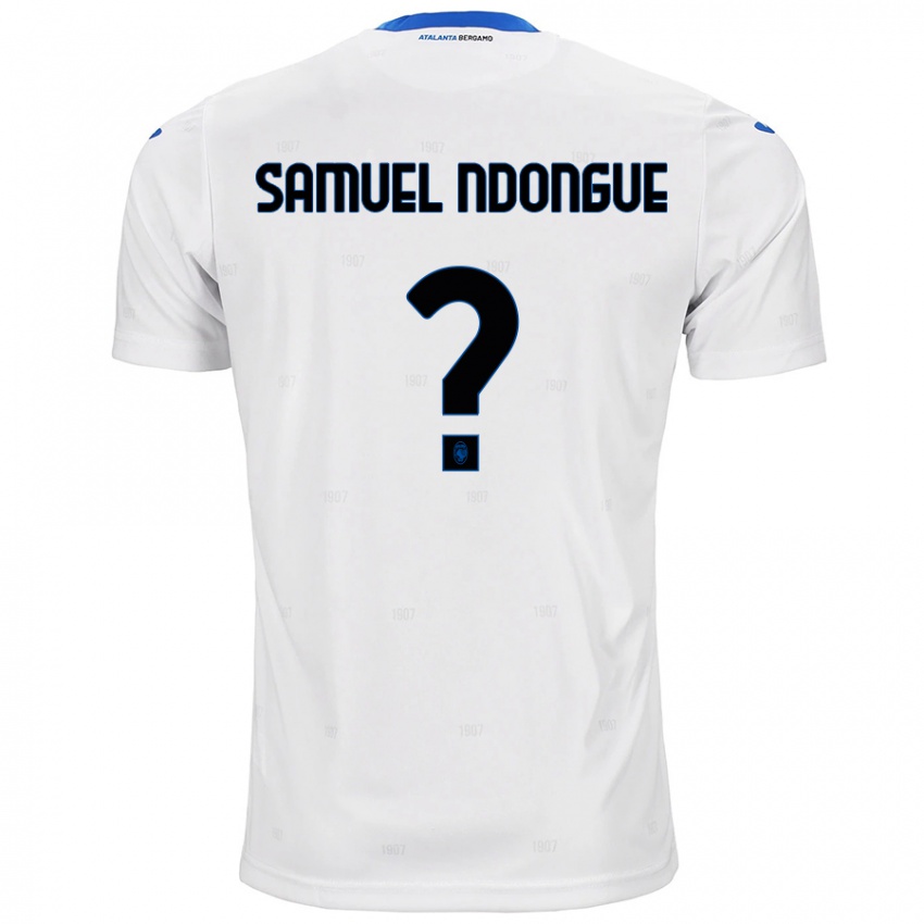 Donna Maglia Frederick Samuel Ndongue #0 Bianco Kit Gara Away 2024/25 Maglietta