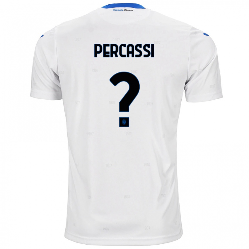 Donna Maglia Giovanni Percassi #0 Bianco Kit Gara Away 2024/25 Maglietta