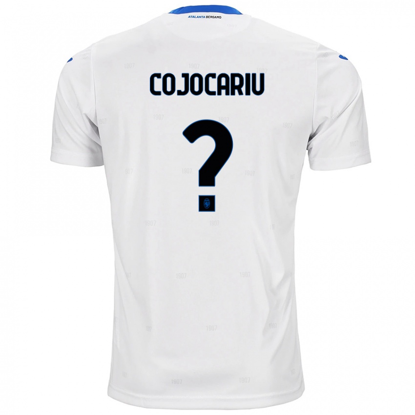 Donna Maglia Raul Cojocariu #0 Bianco Kit Gara Away 2024/25 Maglietta