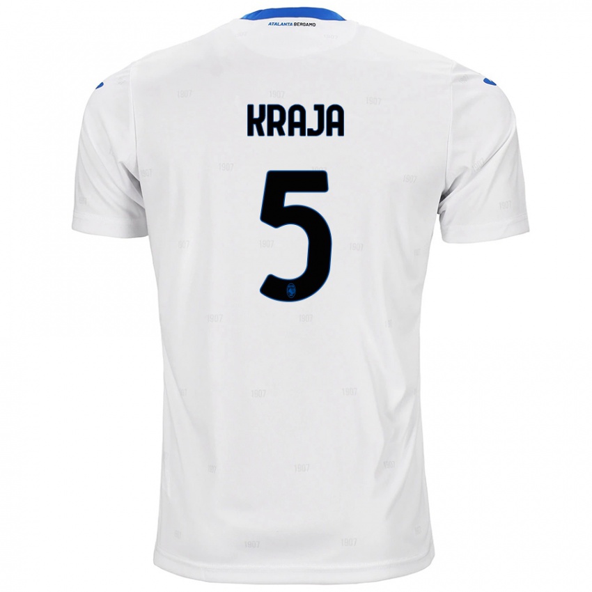 Donna Maglia Erdis Kraja #5 Bianco Kit Gara Away 2024/25 Maglietta