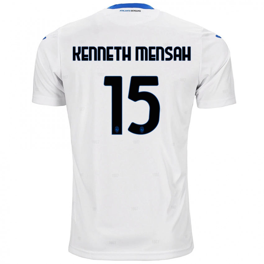 Donna Maglia Anthony Kenneth Mensah #15 Bianco Kit Gara Away 2024/25 Maglietta