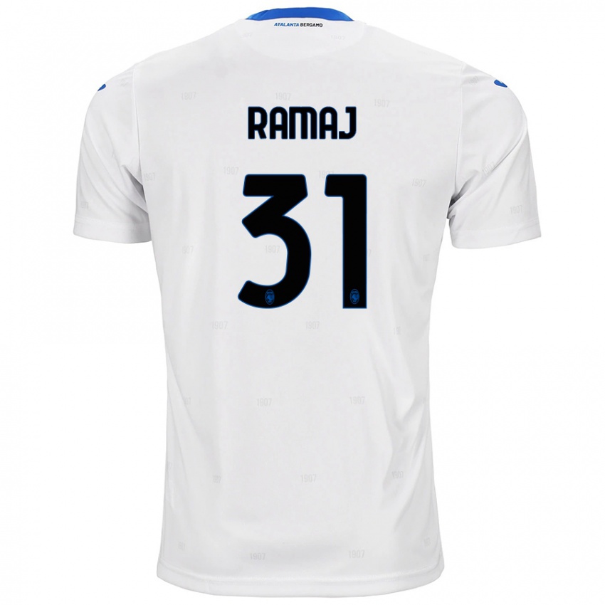 Donna Maglia Gabriel Ramaj #31 Bianco Kit Gara Away 2024/25 Maglietta