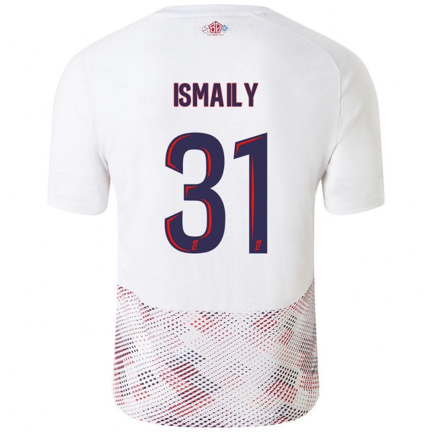 Donna Maglia Ismaily #31 Bianco Blu Reale Kit Gara Away 2024/25 Maglietta