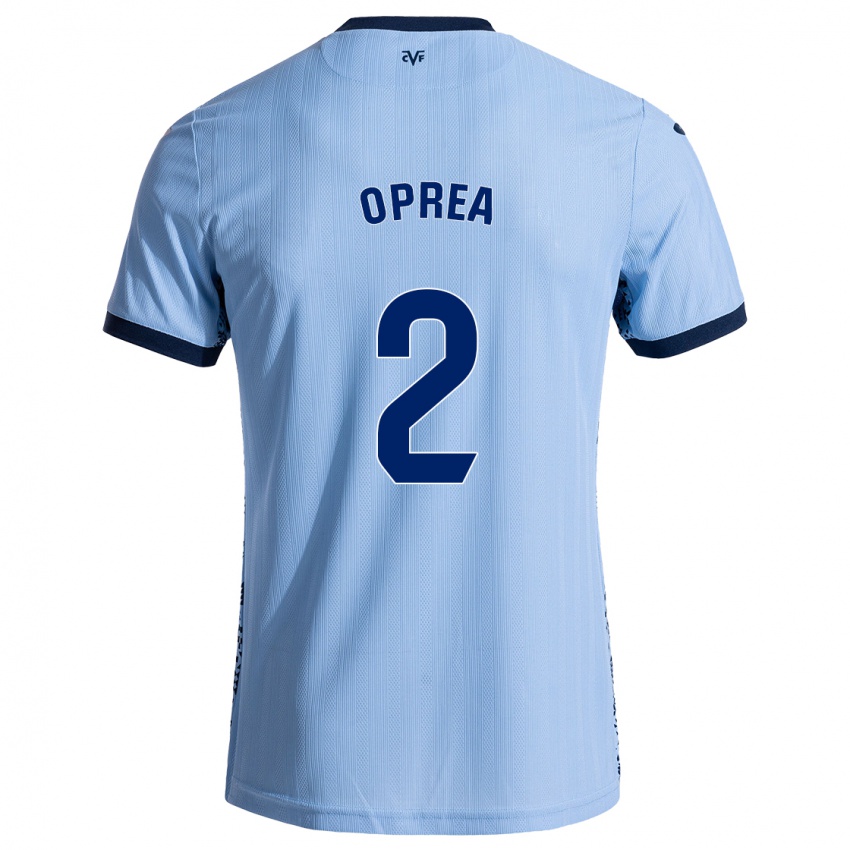 Donna Maglia Olivia Oprea #2 Azzurro Cielo Kit Gara Away 2024/25 Maglietta