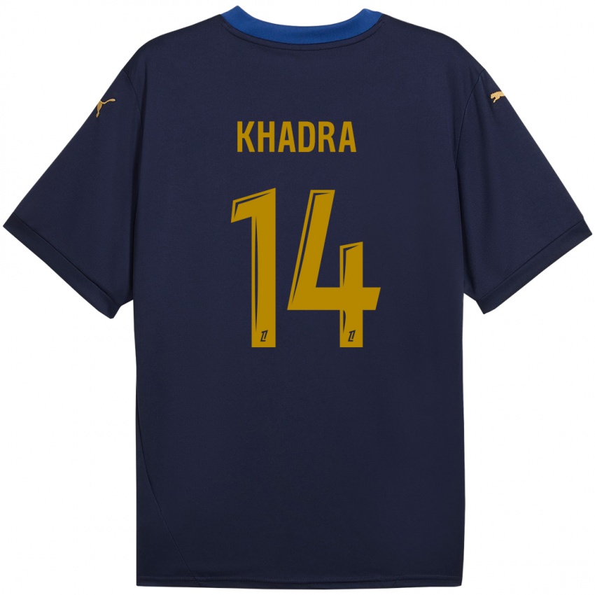 Donna Maglia Reda Khadra #14 Blu Navy Kit Gara Away 2024/25 Maglietta