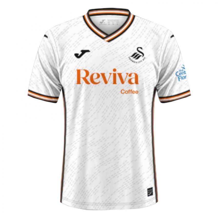 Bambino Maglia Alfie Jones #0 Bianco Kit Gara Home 2024/25 Maglietta