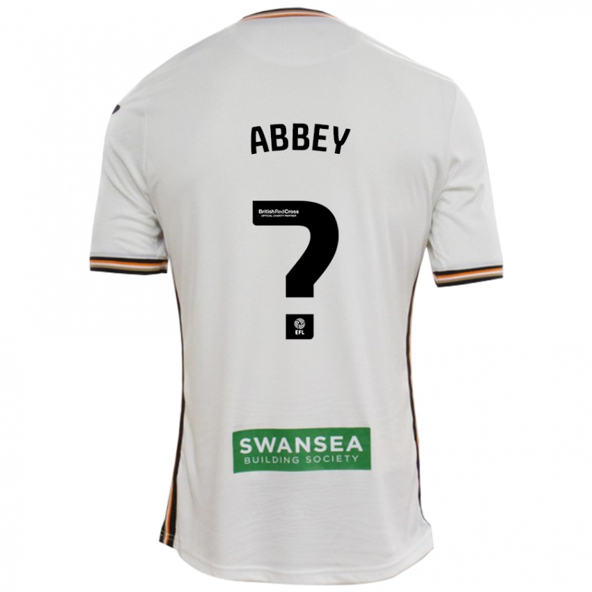 Bambino Maglia Nelson Abbey #0 Bianco Kit Gara Home 2024/25 Maglietta