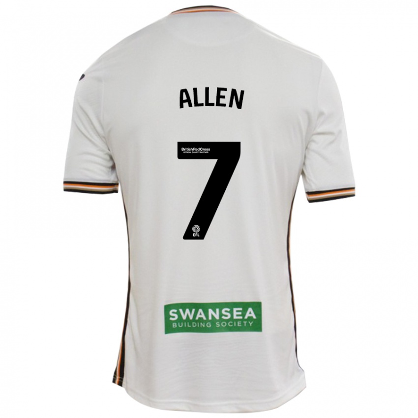 Bambino Maglia Joe Allen #7 Bianco Kit Gara Home 2024/25 Maglietta