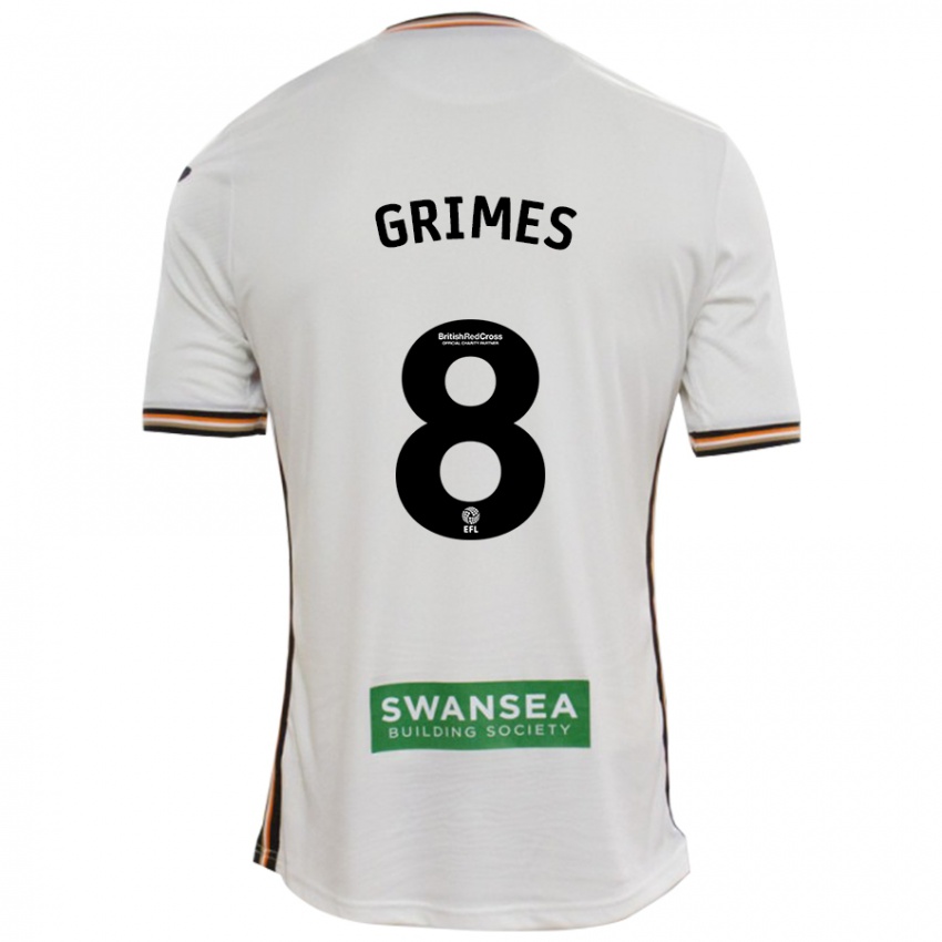 Bambino Maglia Matt Grimes #8 Bianco Kit Gara Home 2024/25 Maglietta