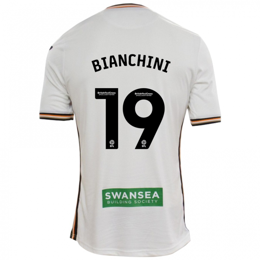 Bambino Maglia Florian Bianchini #19 Bianco Kit Gara Home 2024/25 Maglietta