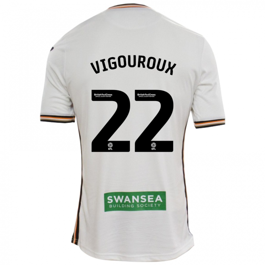 Bambino Maglia Lawrence Vigouroux #22 Bianco Kit Gara Home 2024/25 Maglietta