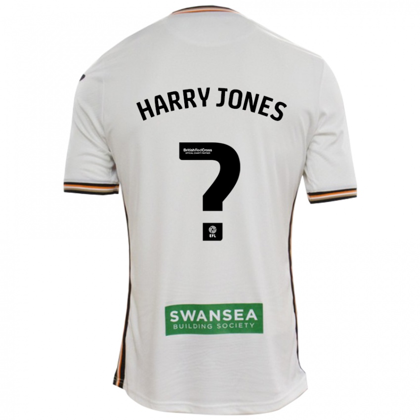 Bambino Maglia Harry Jones #0 Bianco Kit Gara Home 2024/25 Maglietta