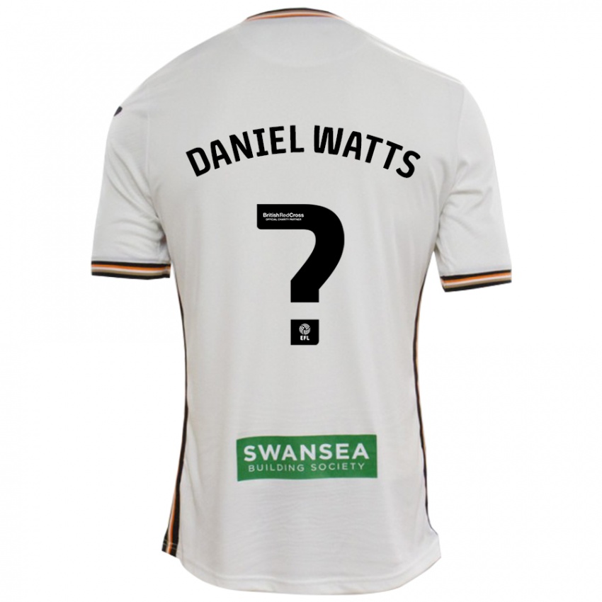 Bambino Maglia Daniel Watts #0 Bianco Kit Gara Home 2024/25 Maglietta