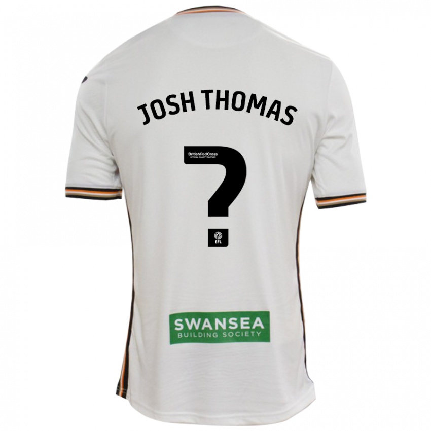 Bambino Maglia Josh Thomas #0 Bianco Kit Gara Home 2024/25 Maglietta