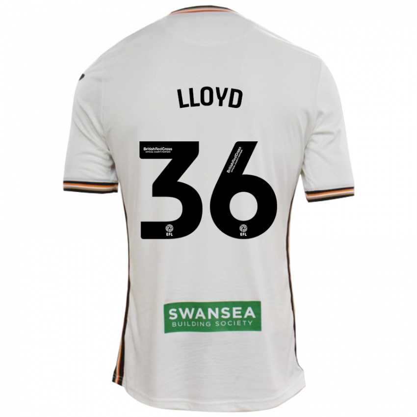 Bambino Maglia Ben Lloyd #36 Bianco Kit Gara Home 2024/25 Maglietta