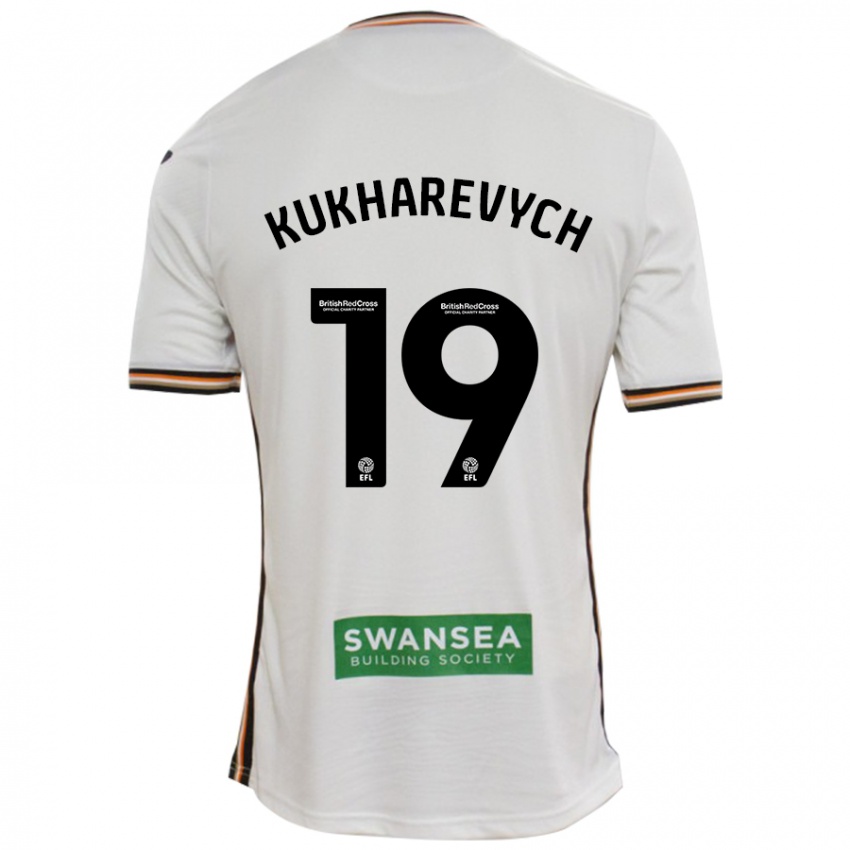 Bambino Maglia Mykola Kukharevych #19 Bianco Kit Gara Home 2024/25 Maglietta